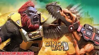 Dino War Android Gameplay (By KingsGroup Holdings)