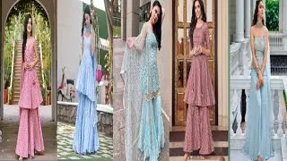 Top (20) Sharara Suit Designs ||2022|| Latest Sharara Suit Combinations