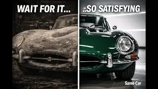 This Jaguar E-Type Was Covered in Years of Dirt&hellip; Watch This Clean