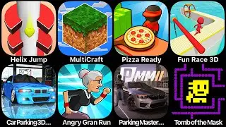 Helix Jump,MultiCraft,Pizza Ready,Fun Race 3D,Car Parking 3D,Angry Gran Run,Parking Master