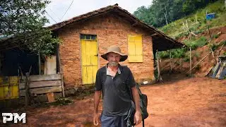 ELE VIVE ISOLADO NA SERRA DA MANTIQUEIRA COM SEUS ANIMAIS