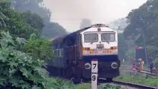 Late Running 12346 Saraighat SF Express behing Dual Cab EMD
