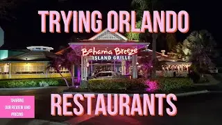 Trying Non Disney restaurants in Orlando/ A couple of our favorites.
