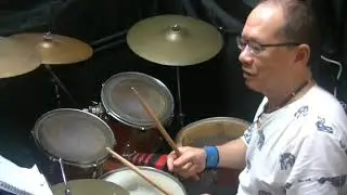 Lo ping Jazz drum class 羅平爵士鼓教學(05 Cha Cha),示範曲Chili Cha Cha