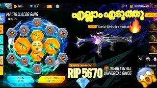 NEW RING EVENT COMPLETED😍💥REDEEMCODE✅RIP 6000+DIAMONDS🥲എല്ലാം അങ്ങ് എടുത്തു 🔥💥
