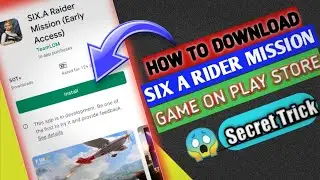 How to download Six a rider mission game download kaise kare || new battle royale game