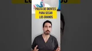ELIMINAR los GRANOS con pasta de dientes. &iquest;Es el m&eacute;todo para CURAR EL ACN&Eacute;? Derma te explica #acne