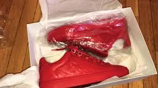 Распаковка Balenciaga Arena Low! Красный/Розовый