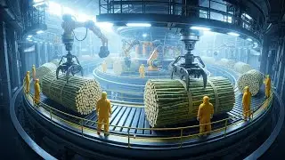 Inside a sugarcane bagasse paper mill: From fiber extraction to finished product 