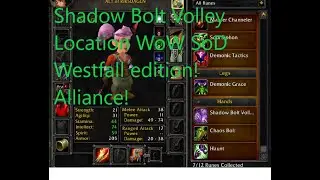 Shadow Bolt Volley Location WoW SoD  Westfall edition! Alliance! Guide!