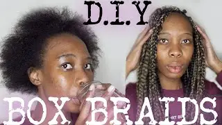 DIY Box Braids For Beginners | Winter Protective Hairstyle | South African Youtuber | Gillian Seetso