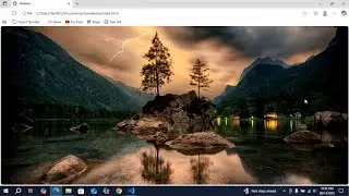 How to Add Full Background Image in HTML Website