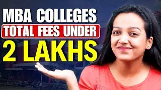 Top MBA Colleges Under 2 Lakhs Total Fees |  Low Fees High Placement MBA Colleges ✅ #mba