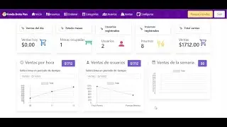 Sistema para restaurante (PHP, MySQL, Vue)