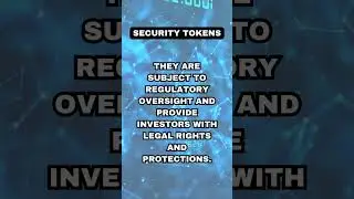 security tokens  #crypto #bitcoin #AssetTokenization #BlockchainFinance #InvestmentSecurity