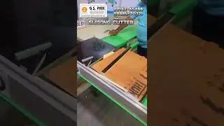 SLIDING CUTTER || GS PAIK INDUSTRIES #diywoodworking #wood #woodscraft #woodworking #wooddesigner