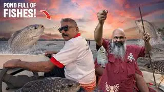 Fishing During Bharat Bandh 😱 | Pond Full of Fishes! 🎣🔥
