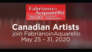 FabrianoinAquarello 2020 - Canadian Artists' artwork visit Italy