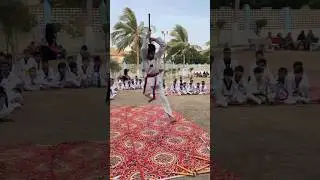 Lathi Bostaf Kata, Shaolin BoStaff moves, martial arts weapons demo #trending #viral #video #shorts