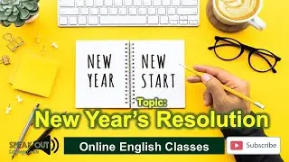 NEW YEAR'S RESOLUTION | ENGLISH VOCABULARY LESSON | SPEAKOUT ONLINE ENGLISH CLASS
