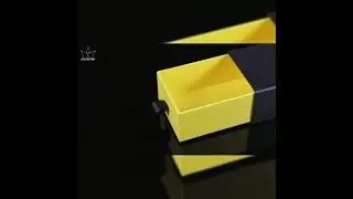 High end business black golf foil drawer gift packaging box