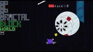 Fractal Block World Let's play - 1st - Escaping the black flower
