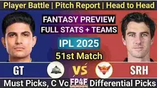 GT vs SRH 51th Match Pitch Report| Ahemdabad, Narendra Modi Stadium Pitch Report Today Match
