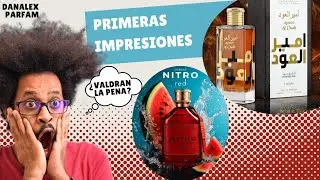 Nitro red & AmEer AL OuD primeras impresiones, valdrán la pena? 🤔🤔