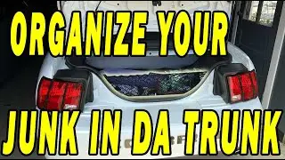 An OEM Style Cargo Trunk Net for Your SVT Cobra or New Edge Mustang Organized for Less Than $20!