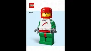 LEGO Up-Scaled Racing Driver Minifigure 40819 - Complete Building Instructions! (Step-by-Step Guide)