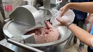 เครื่องสับผสมเนื้อ,ลูกชิ้น,หมูเด้ง,หมูยอ,พริกแกง | บริษัท ไทย เคบีเอ็ม อินดัสทรี จำกัด