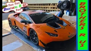 RC Lambo Toy | Kids play with Remote Car Toys | Brothers r Us!