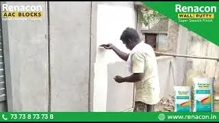 Application of Renacon Wall Putty
