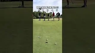 Comment below who made the putt⬇️