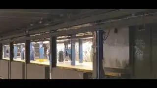 Jamaica Center bound R160 E local train at 42nd St Port Authority Bus Teminal (PABT)