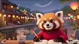 🦊 Red Panda Studying in Hoi An Vietnam 🇻🇳 | Lofi Study Music, Chill Beats for Focus & Relax