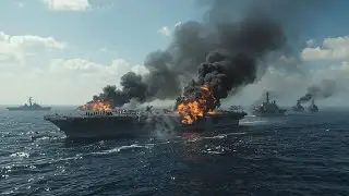 13 Minutes Ago! Russian Aircraft Carrier Sunk by US Fighter Jets in the Black Sea | Arma 3