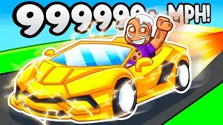 Гонка на скорости 9 386 721 миль в час на СУПЕРКАРАХ в Roblox!
