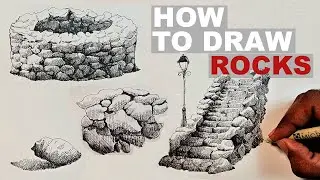 How to Draw Rocks like a Pro