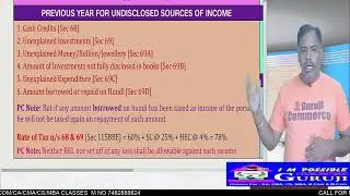 Income tax 1961 REVISON- #undisclosed Income #Taxlawrevision, #calaw ,#cslaw ,#cmalaw
