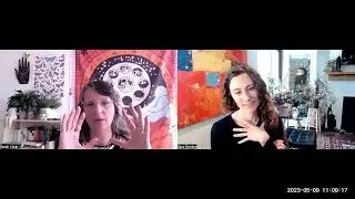 HOT CHAT: Nodes, Eclipses and Human Evolution... and astrology talk with Sarah and Sara
