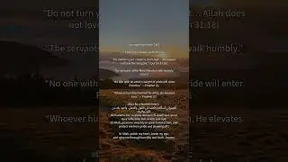 Islamic Reminder: Being humble #islam #islamic #islamicvideo #allah #humble #muslimcontent #reminder