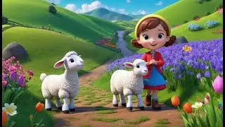 Mary Had a Little Lamb Springtime Meadow Path | English Nursery Rhyme | Kids Songs | Baby Music