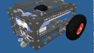 Roverbot - Animated VRML 3D model during the 5th construction phase (large video)