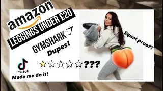 AMAZON LEGGINGS UNDER &pound;20!!! *GYMSHARK DUPES* 2021
