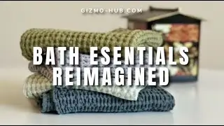 K-25 WAFFLE TOWEL : BATH ESSENTIALS REIMAGINED | Kickstarter | Gizmo-Hub.com