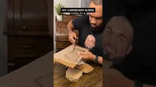 DIY Cardboard Slides Tutorial 📦♻️🔥 #MotivatedByMylan | How To Make Nike Shoes from Cardboard