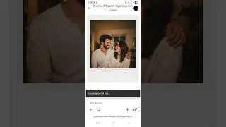 how to make polaroid pics  favourite celebrities with AI Gemini .promt in description #instagram