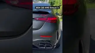 2024 C63 AMG Exhaust 🔈 #cars #mercedes #c63amg