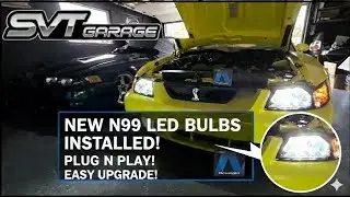 Они ОЧЕНЬ яркие! Установка и обзор светодиодной лампы Novsight N99 (подключение и использование б...